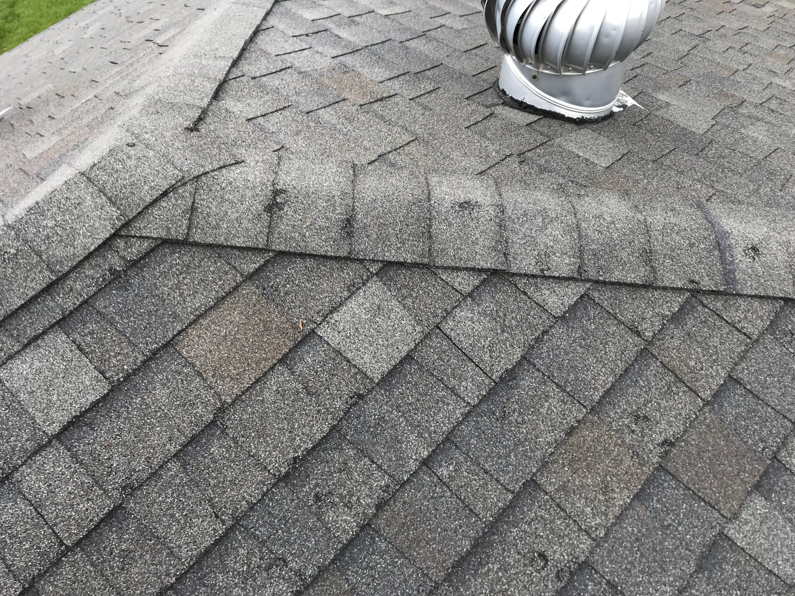 Hail Damage on a Roof2