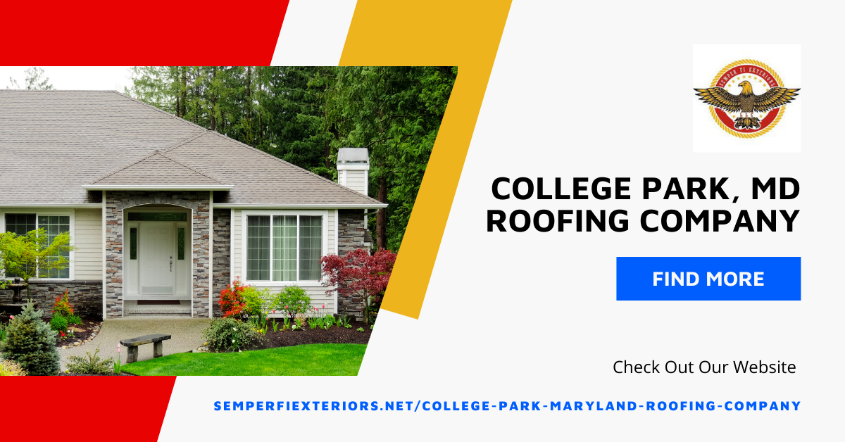 College Park, Maryland Roofing Company